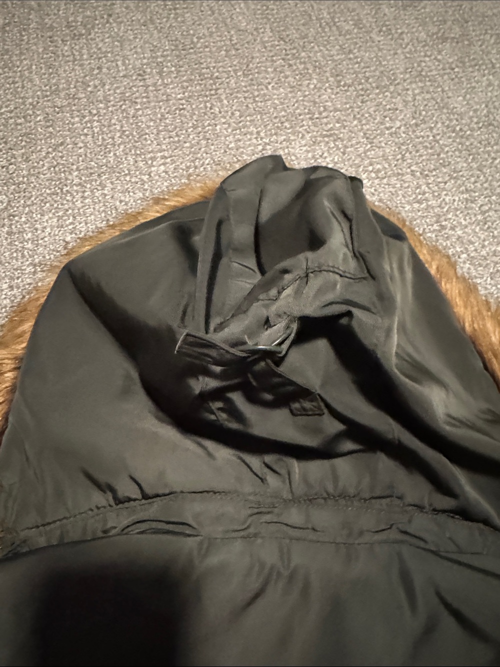 Universal Thread Olive Green Parka with Faux Fur Trim Hood - Picture 10 of 11